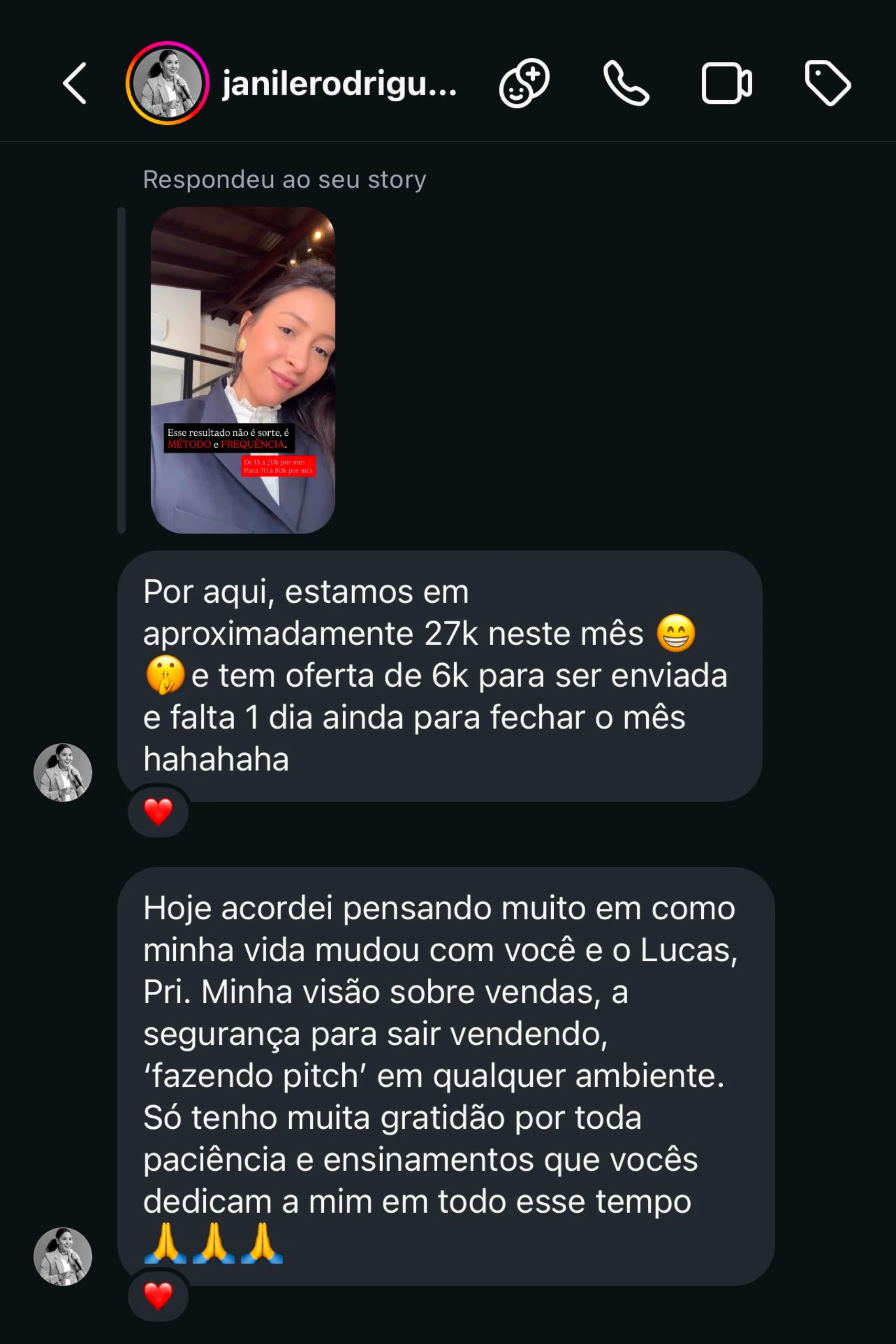 Depoimento de mentorado