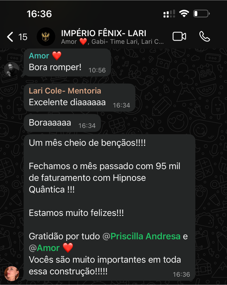 Depoimento de mentorado