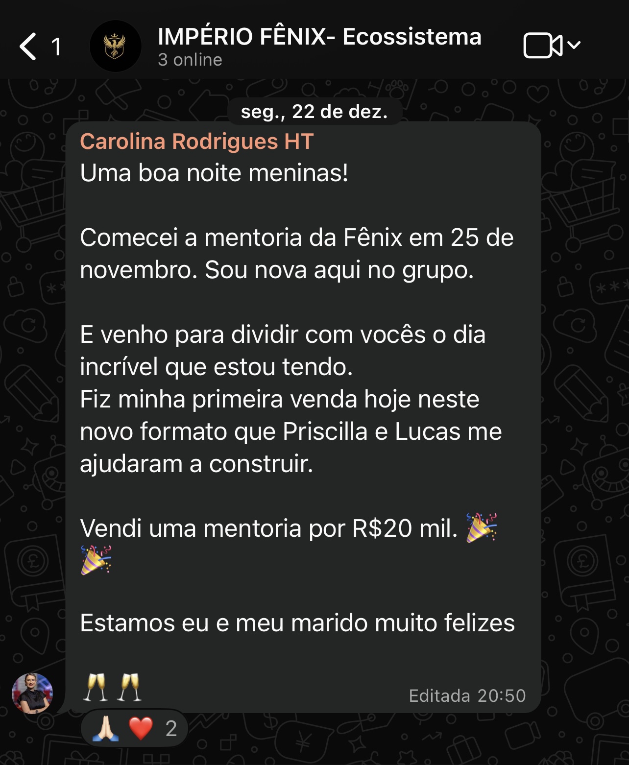 Depoimento de mentorado